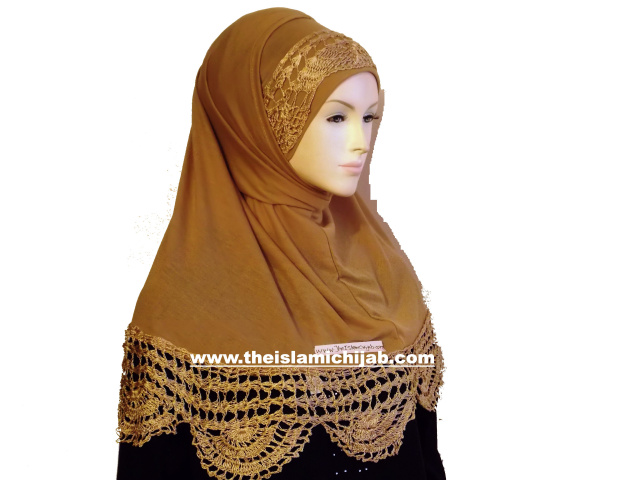 Nice Crochet 2 Piece Hijab 8